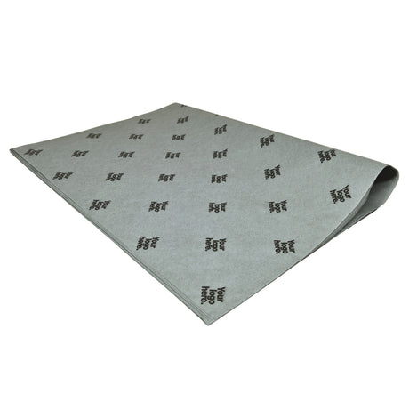 Hârtie de mătase personalizată gri, top de coli 17g/m² – dimensiune 50x75cm