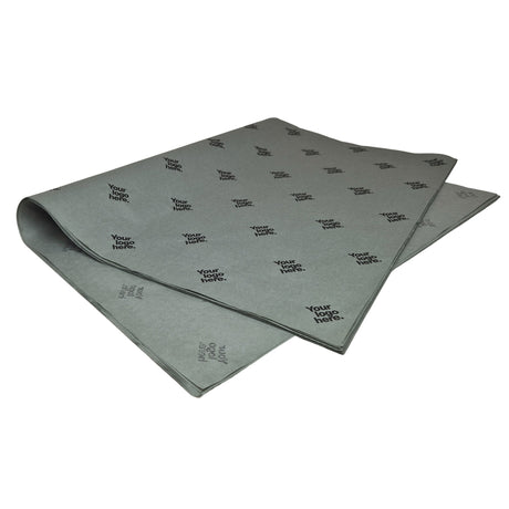 Hârtie de mătase personalizată gri, top de coli 28g/m² – dimensiune 50x75cm