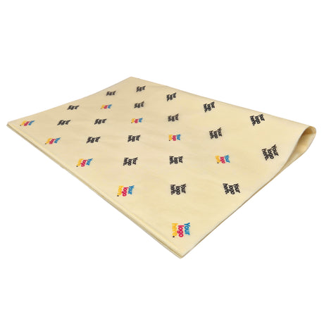 Hârtie de mătase personalizată ivory, teanc de coli pliate 17gr – dimensiune 50x75cm