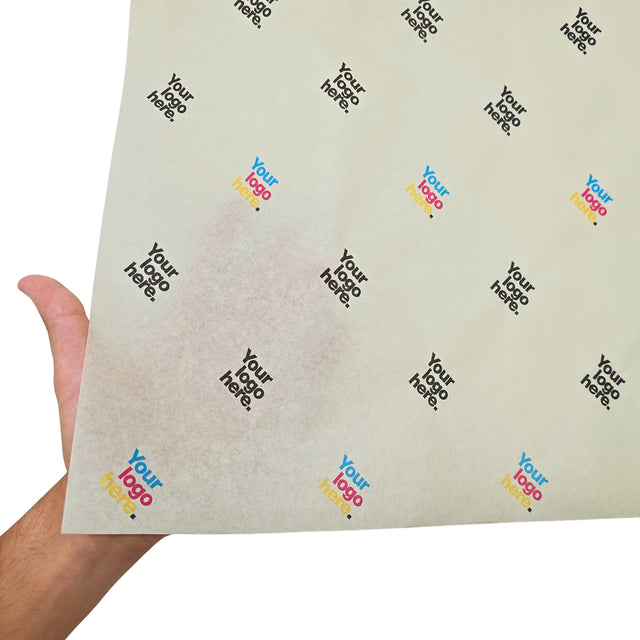 Hârtie de mătase personalizată ivory, textură și transparență, 28g/m² – dimensiune 50x75cm