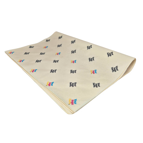 Hârtie de mătase personalizată ivory, top de coli pliate 28g/m² – dimensiune 50x75cm