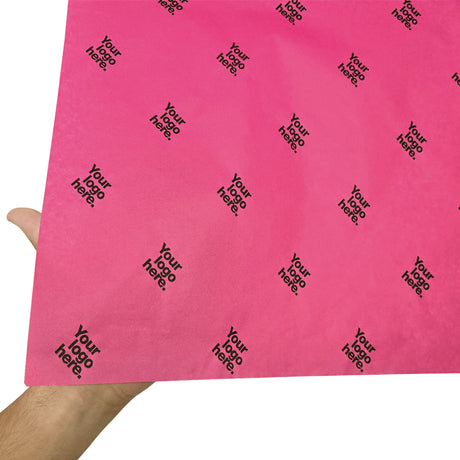 Hârtie de mătase personalizată fuchsia, textură și transparență, 28g/m² – dimensiune 50x75cm
