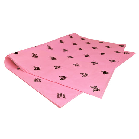 Hârtie de mătase personalizată roz pastel, top de coli 17g/m² – dimensiune 50x75cm