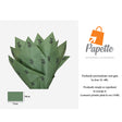 Hârtie de mătase personalizată verde pădure, aranjament evantai, 17g/m² – dimensiune 50x75cm