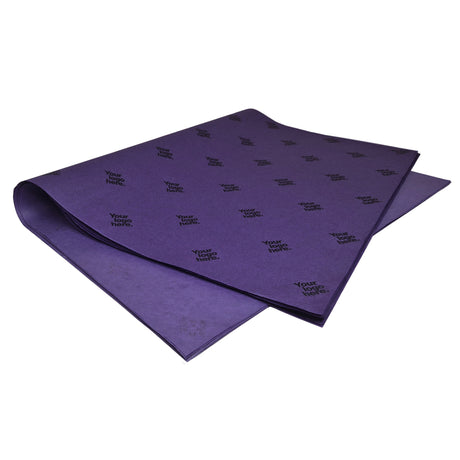 Hârtie de mătase personalizată violet, top de coli 28g/m² – dimensiune 50x75cm