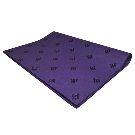 Hârtie de mătase personalizată violet, top de coli pliate 28g/m² – dimensiune 50x75cm