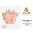 Hârtie de mătase culoarea piersicii, aranjament tip evantai, 17g/m² – dimensiune 50x75cm