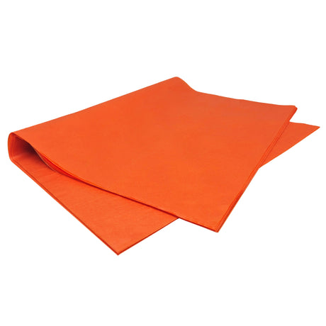Hârtie de mătase portocalie, top de coli 17g/m² – dimensiune 50x75cm