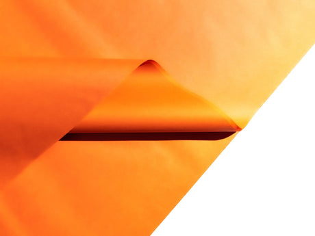 Hârtie de mătase portocalietop de coli pliate, 28g/m² – dimensiune 50x75cm