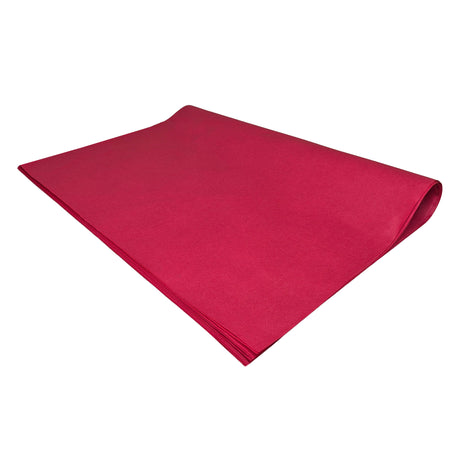 Hârtie de mătase roșie, top de coli pliate 28g/m² – dimensiune 50x75cm