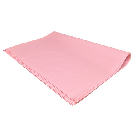 Hârtie de mătase roz deschis, top de coli pliate 28g/m² – dimensiune 50x75cm