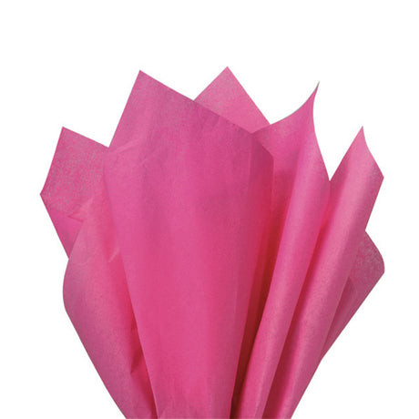 Hârtie de mătase fuchsia-roz, aranjament evantai, 17gr – dimensiune 50x75cm