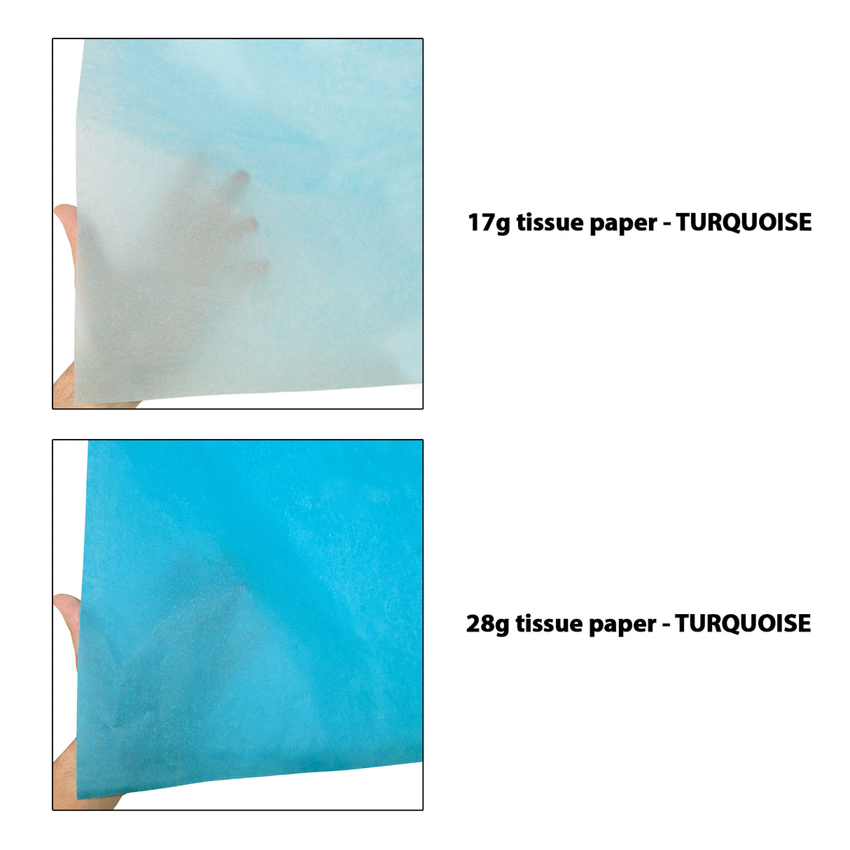 Hârtie de mătase 17g TURQUOISE - MF 6202