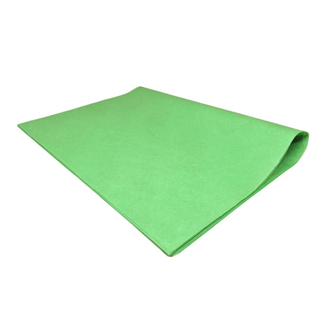 Hârtie de mătase verde deschis, top de coli pliate 17g/m² – dimensiune 50x75cm
