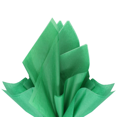 Hârtie de mătase verde închis, aranjament evantai, 17g/m² – dimensiune 50x75cm