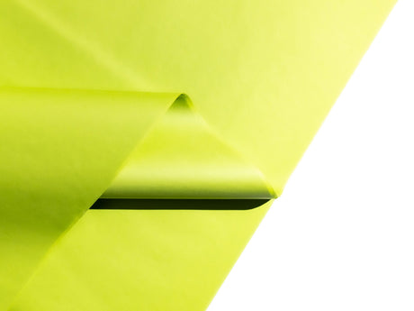 Hârtie de mătase verde-lime top de coli pliate, 28g/m² – dimensiune 50x75cm