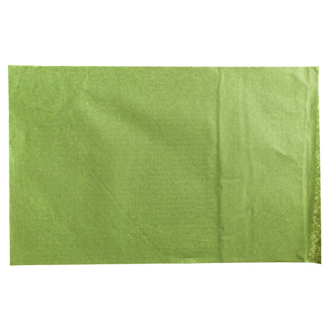 Hârtie de mătase verde măsliniu, coală deschisă 28g/m² – dimensiune 50x75cm