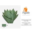 Hârtie de mătase verde pădure, aranjament evantai, 17g/m² – dimensiune 50x75cm