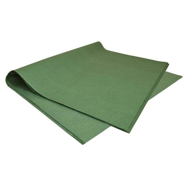 Hârtie de mătase verde-pădure, top de coli 17g/m² – dimensiune 50x75cm