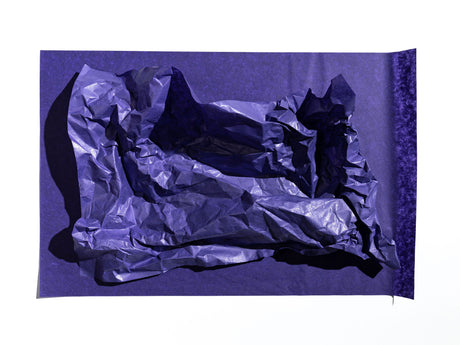 Hârtie de mătase violet, coală deschisă pentru ambalat, 28g/m² – dimensiune 50x75cm