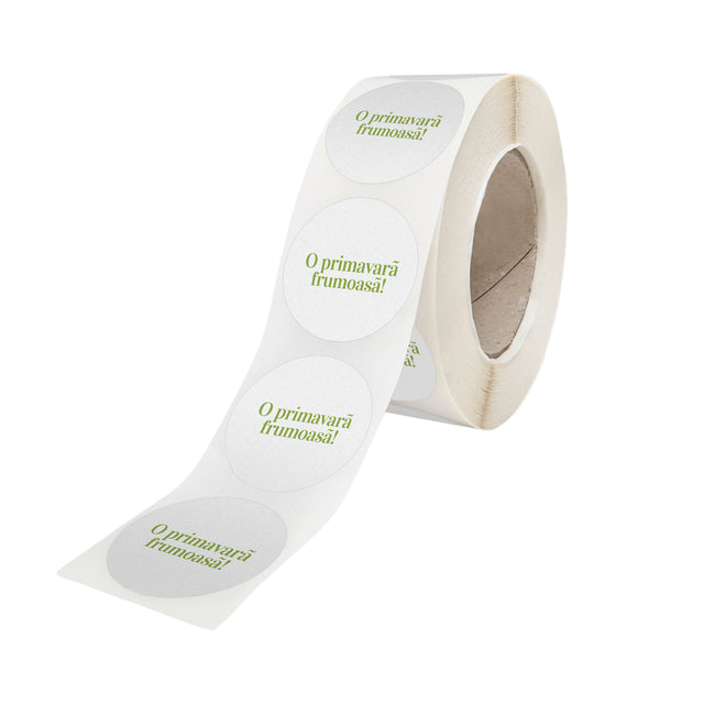 Self-adhesive label/sticker with Pattern 6B Floral