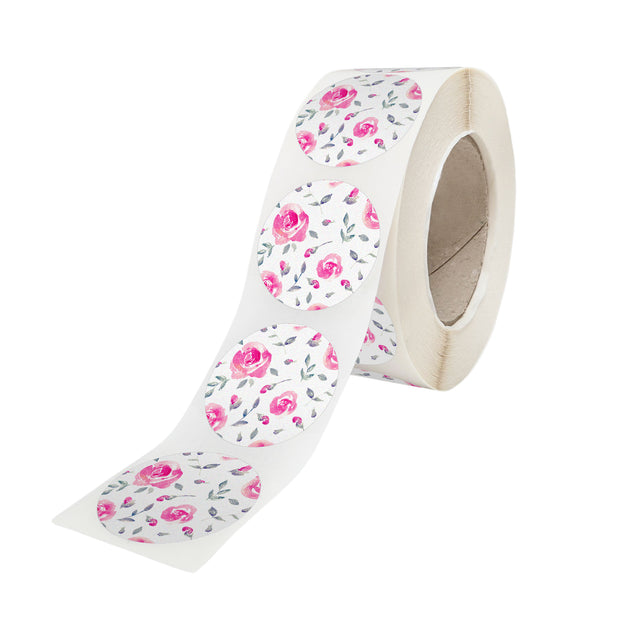Etichetă autoadezivă/sticker cu Model 10A Floral