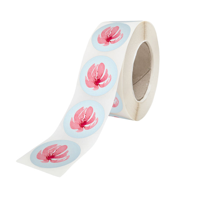 Etichetă autoadezivă/sticker cu Model 14A Floral