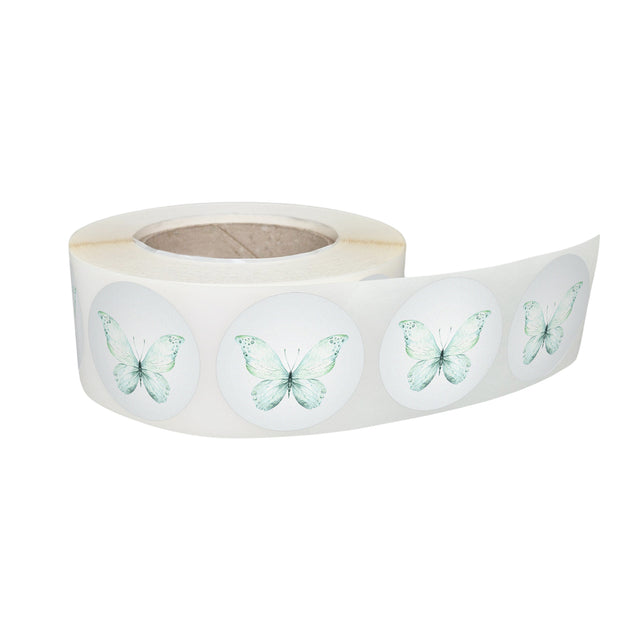 Self-adhesive label/sticker with Pattern 15B Floral
