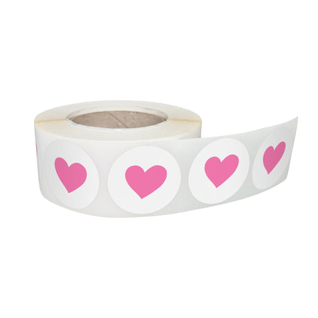 Rola stickere decorative model Love Pop Hearts 5b – etichete rotunde pentru pachete și cadouri
