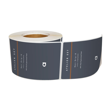 Rola stickere sigilu personalizate 1c personalizate – etichete dreptunghi pentru pachete și cadouri