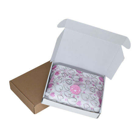 Sticker model Love Sketchy Hearts 6c, ambalat într-o cutie de transport cu hartie de matase floral 17g/m² – dimensiune 50x75cm