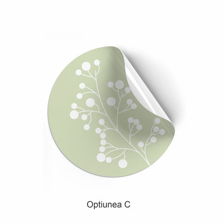 Rola stickere model Floral Fresh Lavender 6c – etichete rotunde pentru pachete, ambalaje, și cadouri