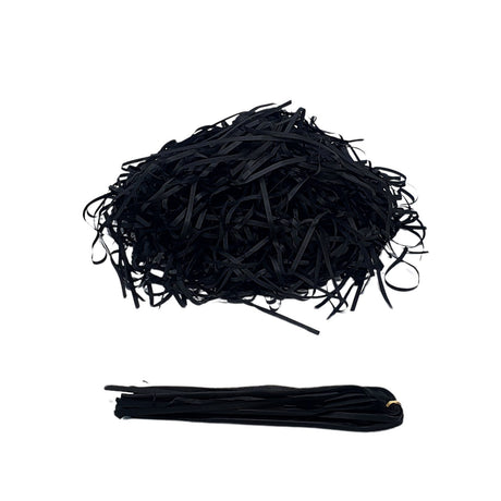 Umplutură din hârtie de mătase neagră pentru pentru ambalaje de cadouri